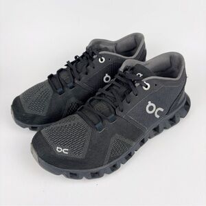 On Running Cloud X Black Asphalt Trainers